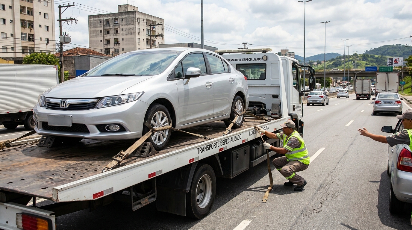 Transporte de Veículos em São Bernardo do Campo‑SP